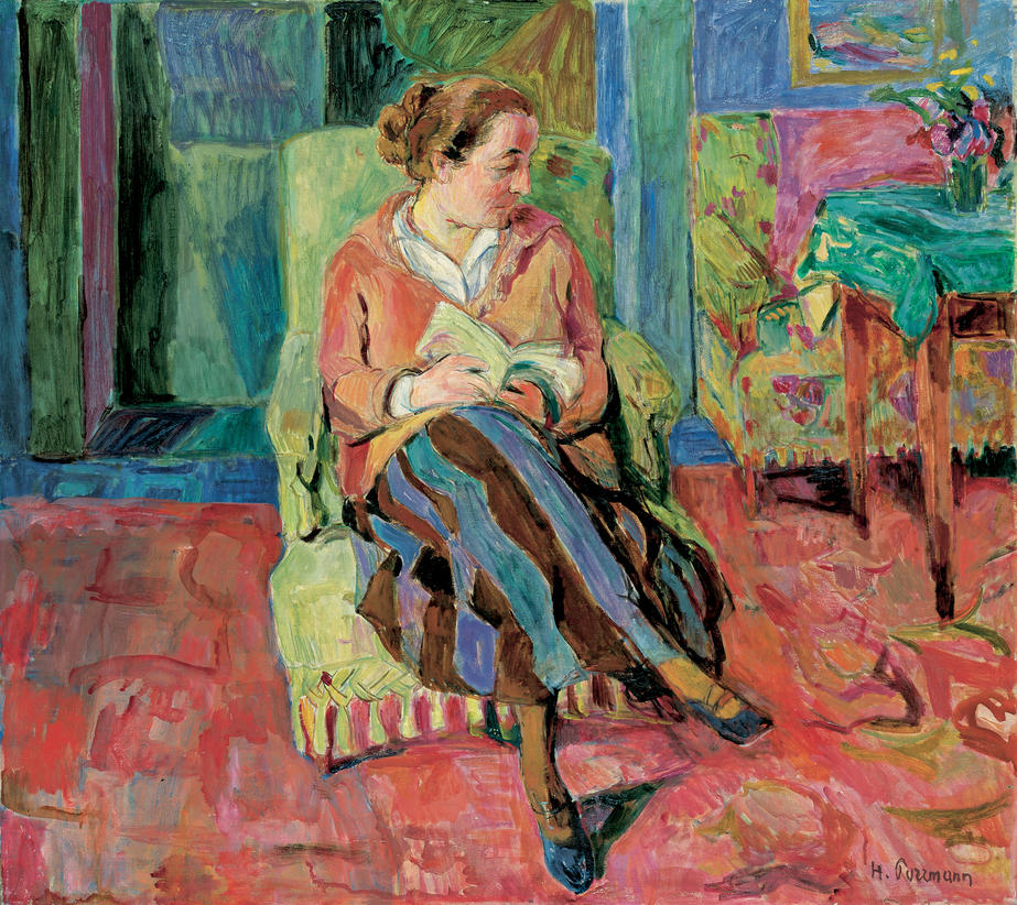 Hans Purrmann: Bildnis Mathilde Vollmoeller, 1924 (1924/46).