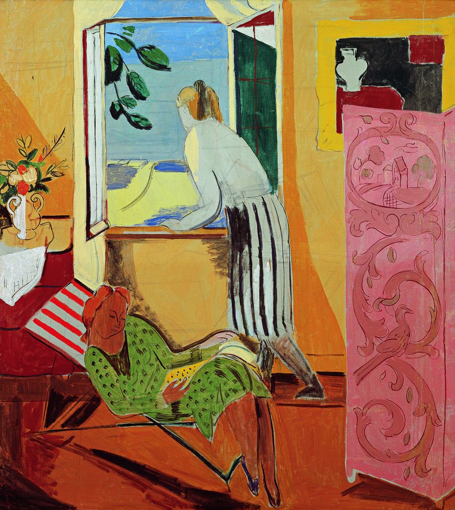 Hans Purrmann: Interieur mit zwei Frauen, 1930 (1933/06).